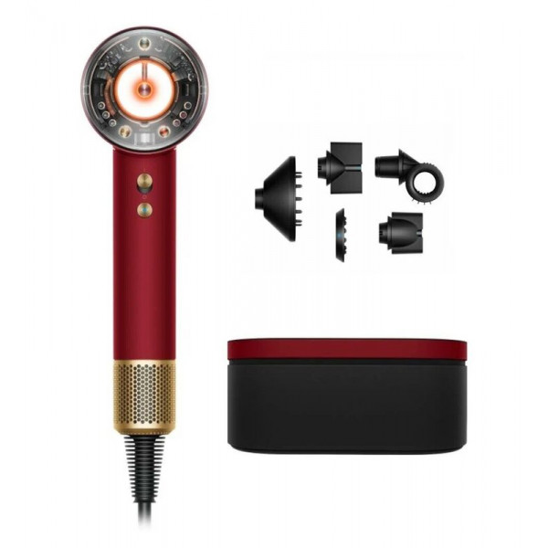 Фен Dyson Supersonic HD16 Neural, Red Velvet / Gold