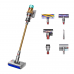 Пылесос Dyson V12S Detect Slim Submarine, Gold / Gold