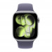 Часы Apple Watch Series 11 46mm Silver Aluminium Case With Purple Fog Sport Band S/M
