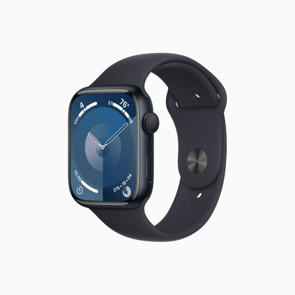Часы Apple Watch Series 9 45mm Aluminium Case, Midnight Sport Band M/L
