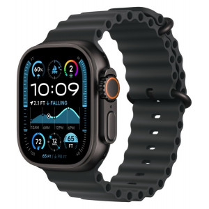 Часы Apple Watch Ultra 2 49mm Black Titanium Case With Navy Ocean Band