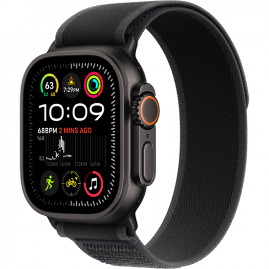 Часы Apple Watch Ultra 2 49mm Black Titanium Case With M/L Black Trail Loop