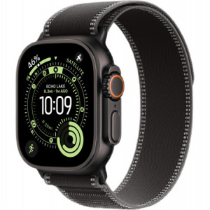 Часы Apple Watch Ultra 3 2025 49mm Black Titanium Case With Black/Charcoal Trail Loop (S/M)