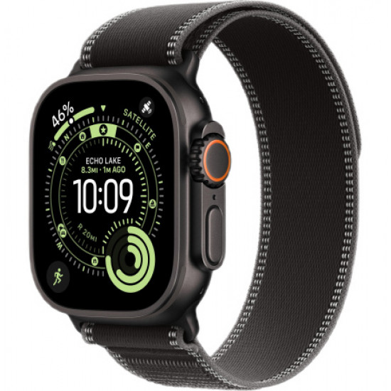 Часы Apple Watch Ultra 3 2025 49mm Black Titanium Case With Black/Charcoal Trail Loop (M/L)