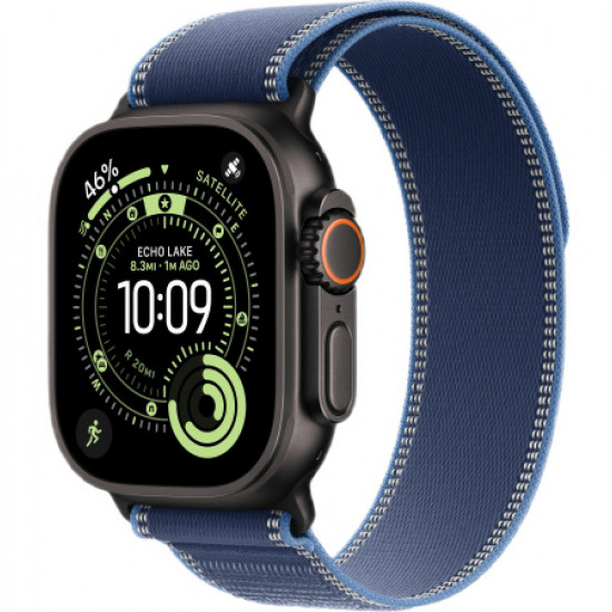 Часы Apple Watch Ultra 3 2025 49mm Black Titanium Case With Blue/Bright Blue Trail Loop (M/L)