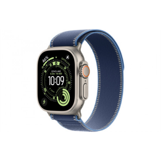 Часы Apple Watch Ultra 3 2025 49mm Natural Titanium Case With Blue/Bright Blue Trail Loop (M/L)