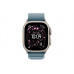 Часы Apple Watch Ultra 3 2025 49mm Natural Titanium Case With Light Blue Alpine Loop (L)