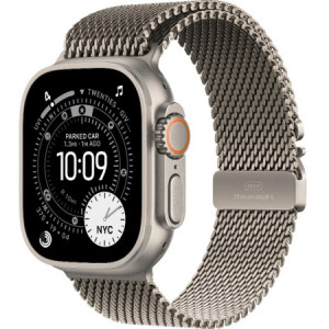 Часы Apple Watch Ultra 3 2025 49mm Natural Titanium Case With Natural Milanese Loop (M)