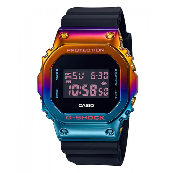 Часы Casio G-Shock GM-5600SN-1 Black/Orange/Blue Часы Casio G-Shock GM-5600SN-1 Black/Orange/Blue