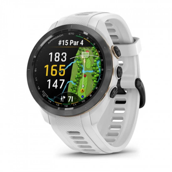 Часы Garmin Approach S70, 42mm, Black Ceramic White (010-02746-10)
