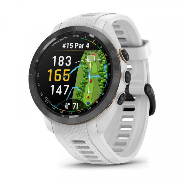 Часы Garmin Approach S70, 42mm, Black Ceramic White (010-02746-10)