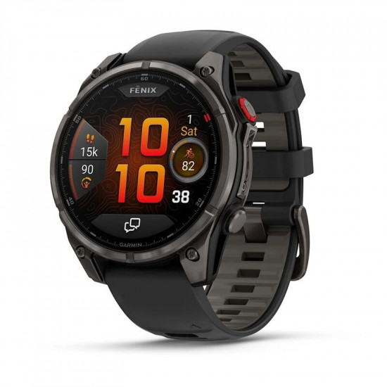 Часы Garmin Fenix 8 Pro, 47mm, Amoled Sapphire Titanium Carbon Gray (010-03198-01)