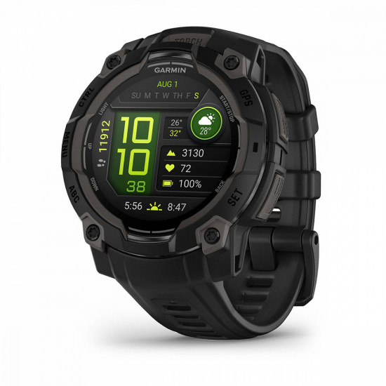 Часы Garmin Instinct 3, 45mm, Amoled Black (010-02936-00)