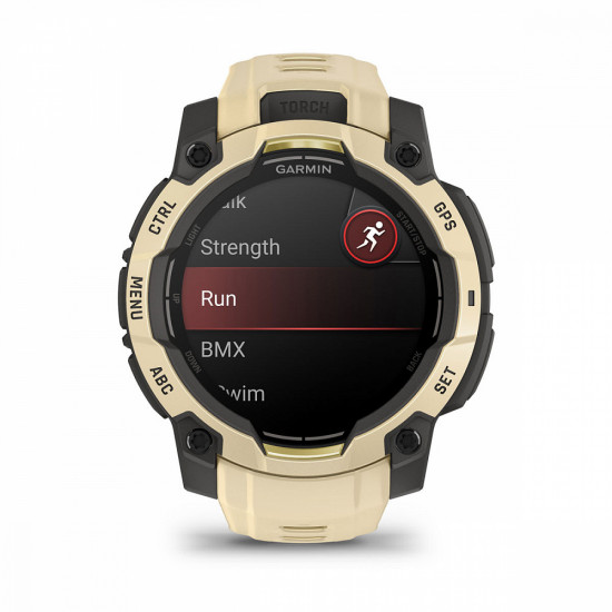 Часы Garmin Instinct 3, 45mm, Amoled Citrine with Citrine Band (010-02936-02)
