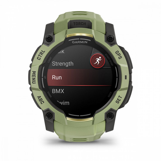 Часы Garmin Instinct 3, 50mm, Amoled Fern Green with Fern Green Band (010-03020-02)