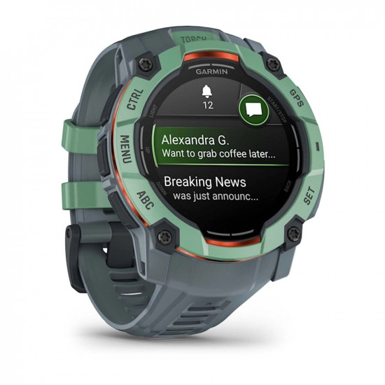 Часы Garmin Instinct 3, 50mm, Amoled Neotropic with Twilight Band (010-03020-01)