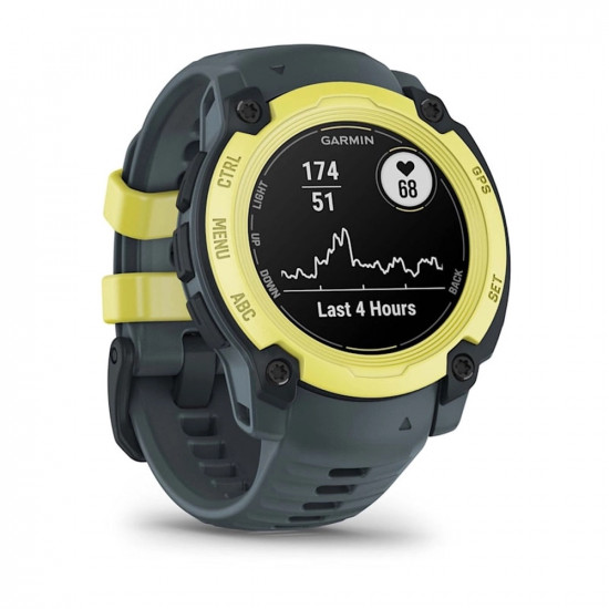 Часы Garmin Instinct E, 40mm, Electric Lime with Twilight Band (010-02932-01)