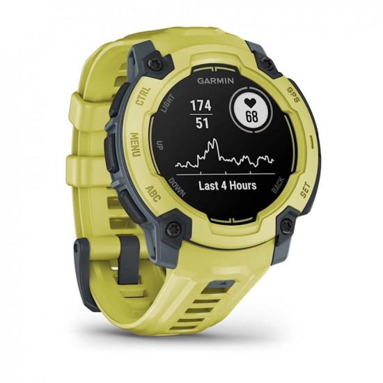 Часы Garmin Instinct E, 45mm, Electric Lime with Electric Lime Band (010-02933-01)