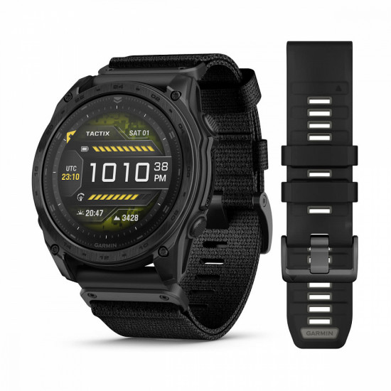 Часы Garmin Tactix 8 Amoled Sapphire, 47mm, Black (010-03405-01)