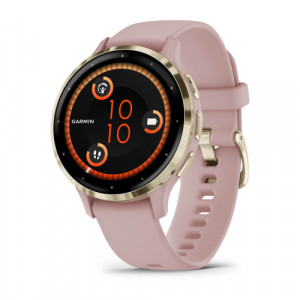 Часы Garmin Venu 3S, Soft Gold With Dust Rose Case (010-02785-03)