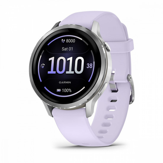 Часы Garmin Venu 4 41mm, Silver Purple (010-03013-01)