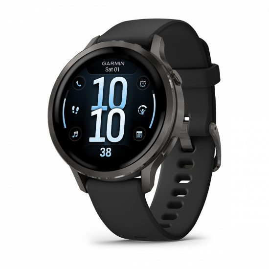 Часы Garmin Venu 4 41mm, Slate Black (010-03013-02)