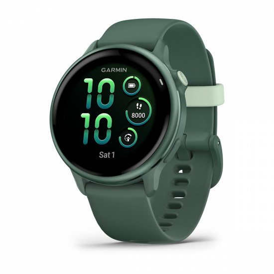 Часы Garmin VivoActive 6, Metallic Jasper Green (010-02985-02)
