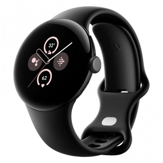 Google Pixel Watch 2, LTE, Matte Black With Obsidian Band