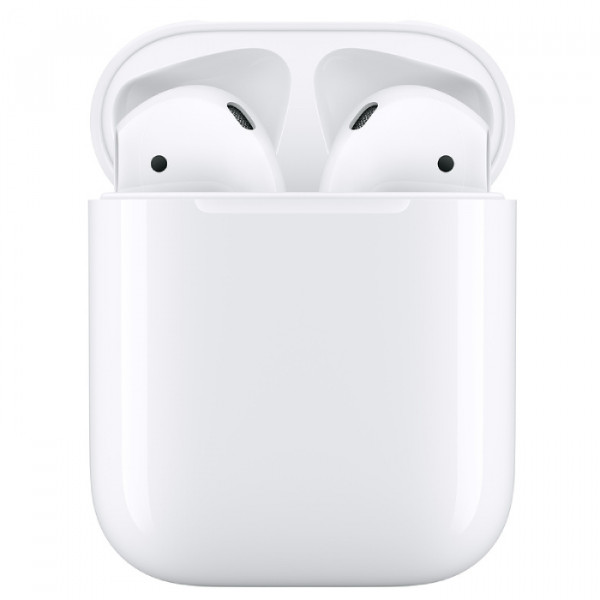 Беспроводные наушники Apple AirPods 2 (с зарядным футляром) MV7N2