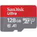 Карта памяти SanDisk 128GB Ultra microSDXC UHS-I Memory Card with Adapter - 140MB/s (SDSQUAB-128G-GN6MA)