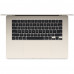 Ноутбук Apple MacBook Air 15 (M3, 8C CPU, 10C GPU, 16Gb, 256Gb SSD), MC9F4, Starlight