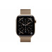 Часы Apple Watch Series 11 42mm Gold Titanium Case With Natural Milanese Loop