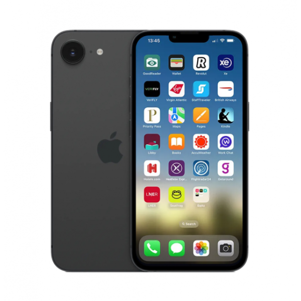iPhone 16E, 256Gb, Black (Dual nano SIM)