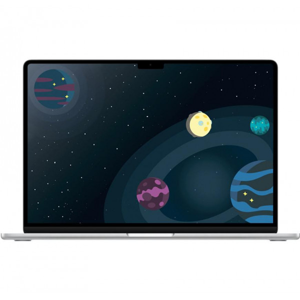 Ноутбук Apple MacBook Air 15 (M3, 8C CPU/10C GPU, 8Gb, 256Gb SSD), MRYP3, Silver