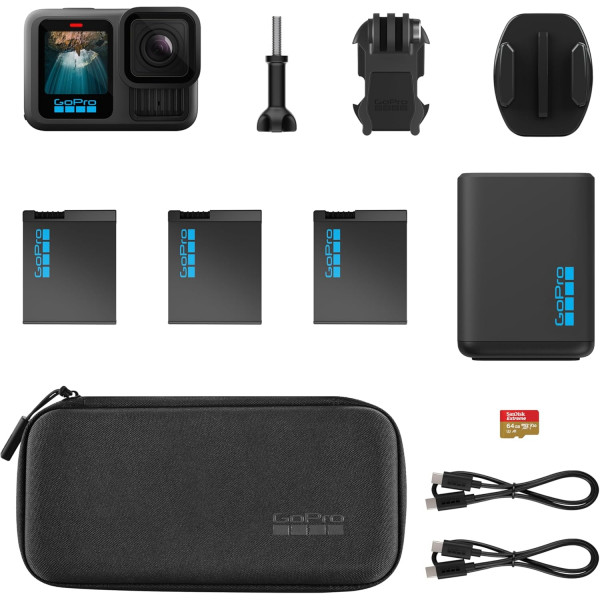 GoPro HERO13, Black Extended Power Bundle