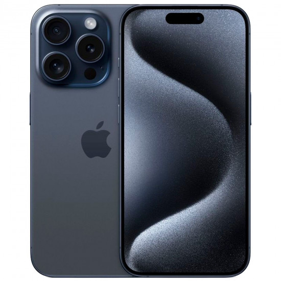 iPhone 15 Pro, 128GB, Blue Titanium
