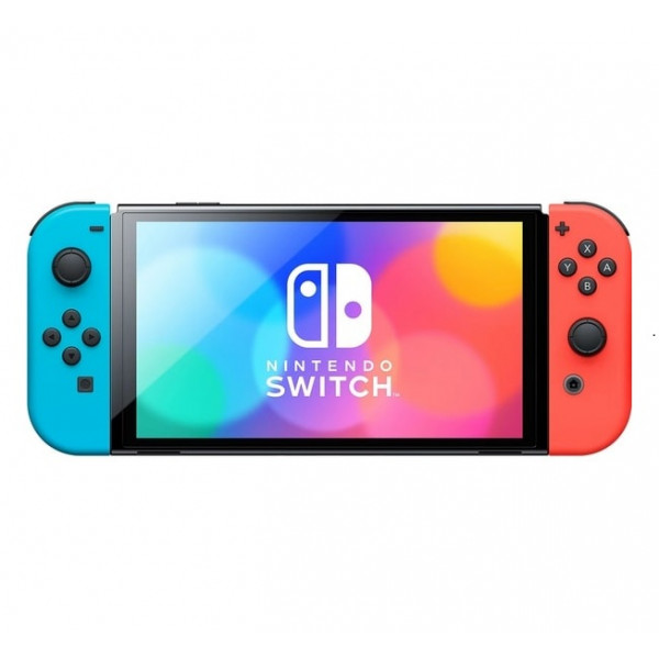 Nintendo Switch OLED, 64Gb, Neon Red-Blue