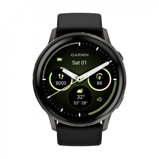 Garmin Venu 4, 45mm, Slate Black (010-03014-00)