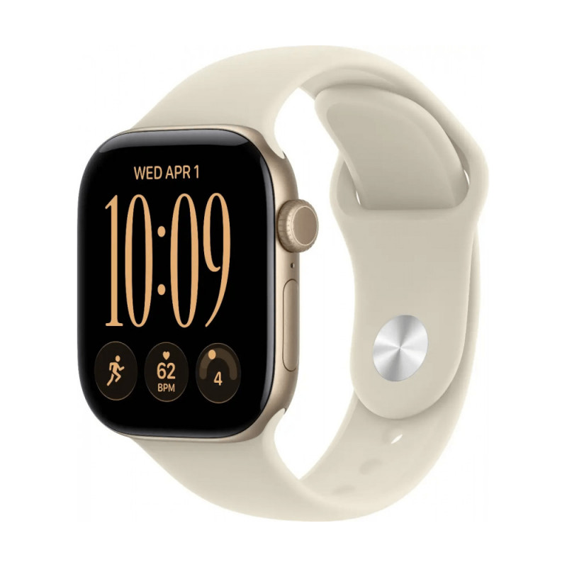 Часы Apple Watch Series 12, 42mm, Light Gold Aluminium Case With Sand Sport Band M/L