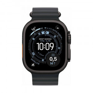 Часы Apple Watch Ultra 2, 49mm, Black Titanium Case With Black Ocean Band