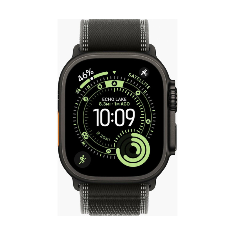 Часы Apple Watch Ultra 3 2025, 49mm, Black Titanium Case With Black Alpine Loop S