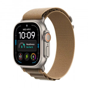 Часы Apple Watch Ultra 4 2026, 49mm, Natural Titanium Case With Desert Alpine Loop L
