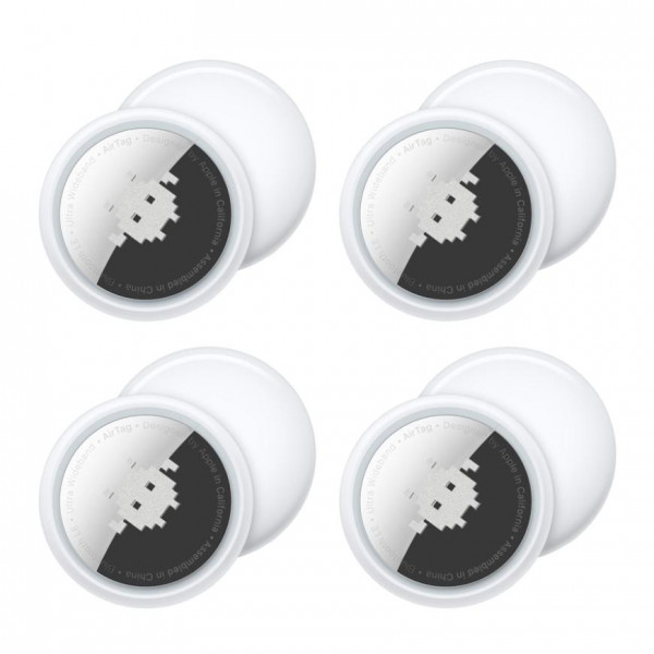 Трекер Apple AirTag, White-Silver (4 шт) Трекер Apple AirTag, White-Silver (4 шт)