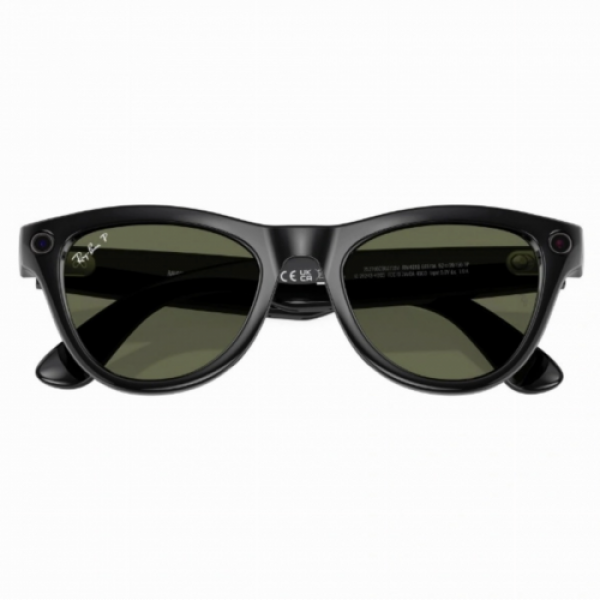 Умные очки Ray-Ban Wayfarer, Shiny Black/G-15 Green (155-53) gen 2