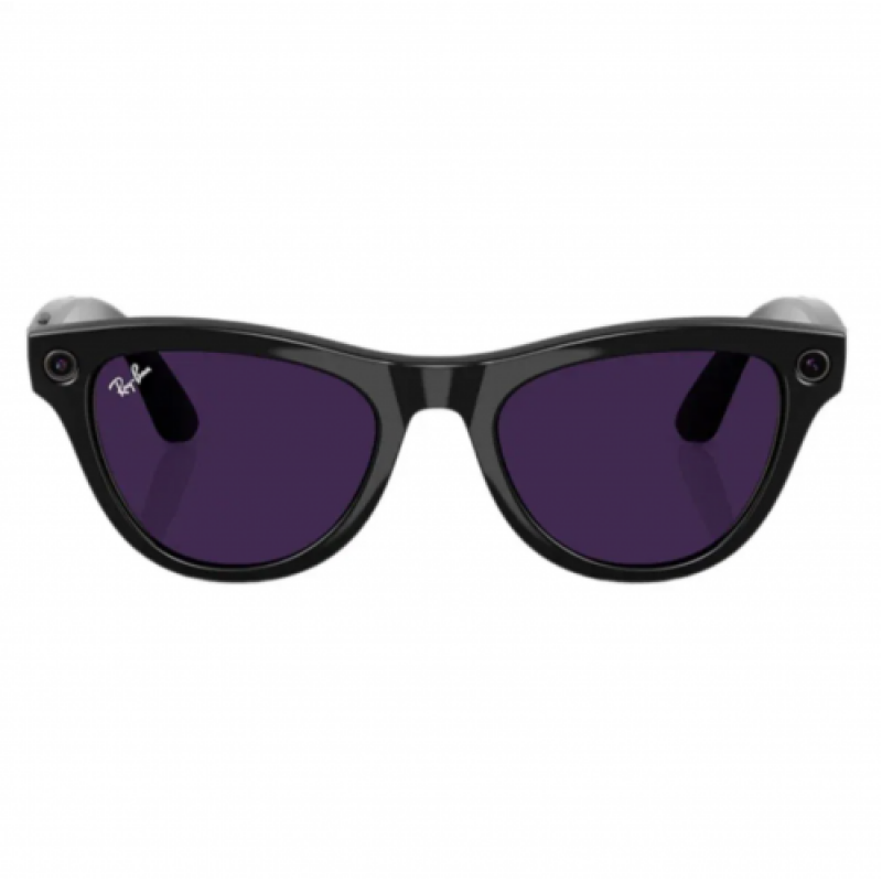 Умные очки Ray-Ban Meta Skyler, Shiny Black to Amethyst Transitions (150-52)